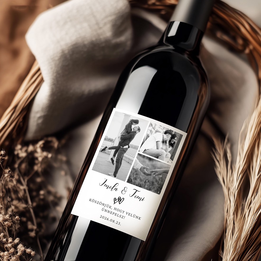 Etichetă fotografică pentru sticlă de coniac, etichetă pentru sticlă de vin, autocolant de mulțumire pentru nuntă, cadou aniversar - - Artynos.ro Etichetă fotografică pentru sticlă de coniac, etichetă pentru sticlă de vin, autocolant de mulțumire pentru nuntă, cadou aniversar - - Artynos.ro