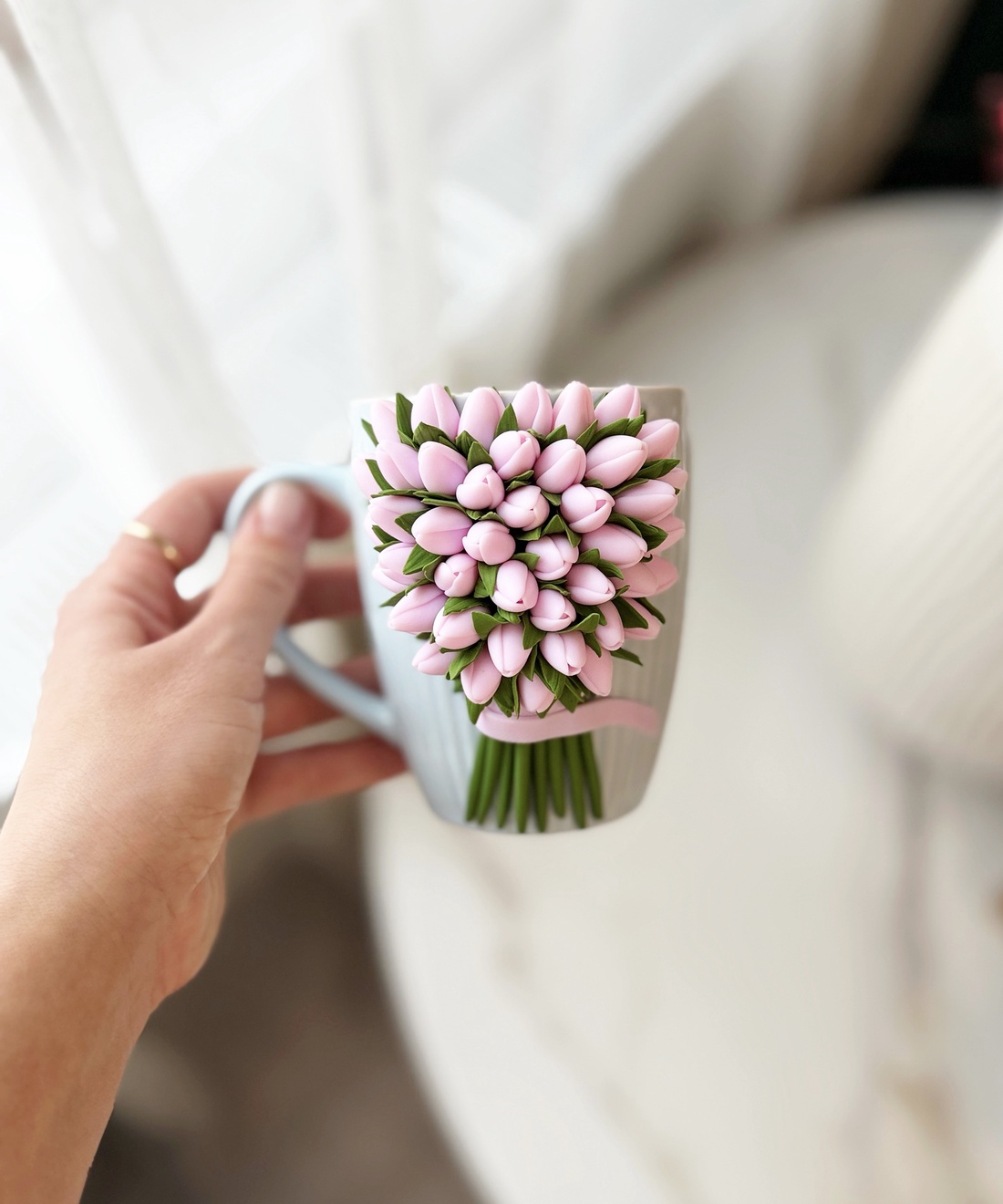 Cană cu lalele - casă & stil de viață - echipamente de bucătărie - accesorii de servire - căni - Artynos.ro