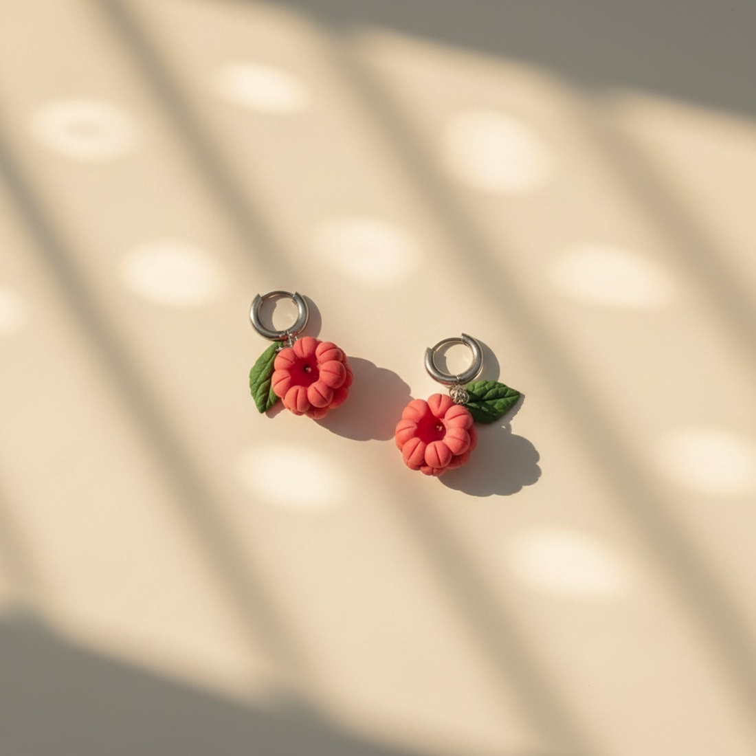 Cercei zmeura - bijuterii - cercei - cercei lungi - Artynos.ro