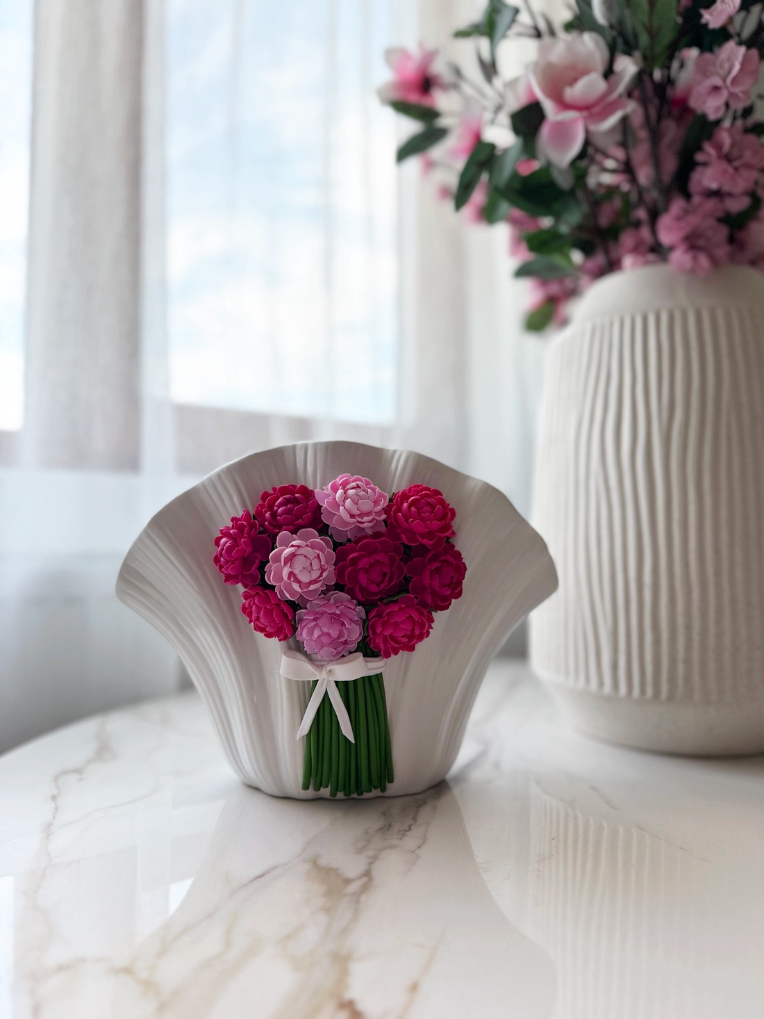 Vaza cu bujori - casă & stil de viață - decorațiuni de casă - accesorii florale - vaze - Artynos.ro