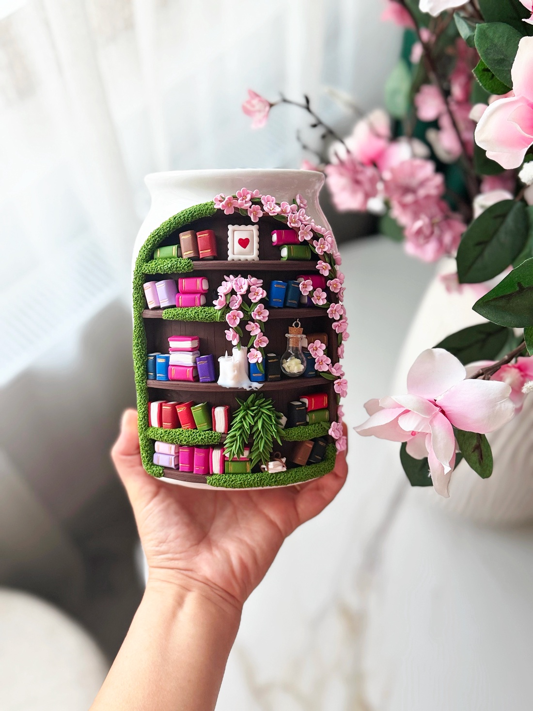 Vază Biblioteca - casă & stil de viață - decorațiuni de casă - accesorii florale - vaze - Artynos.ro
