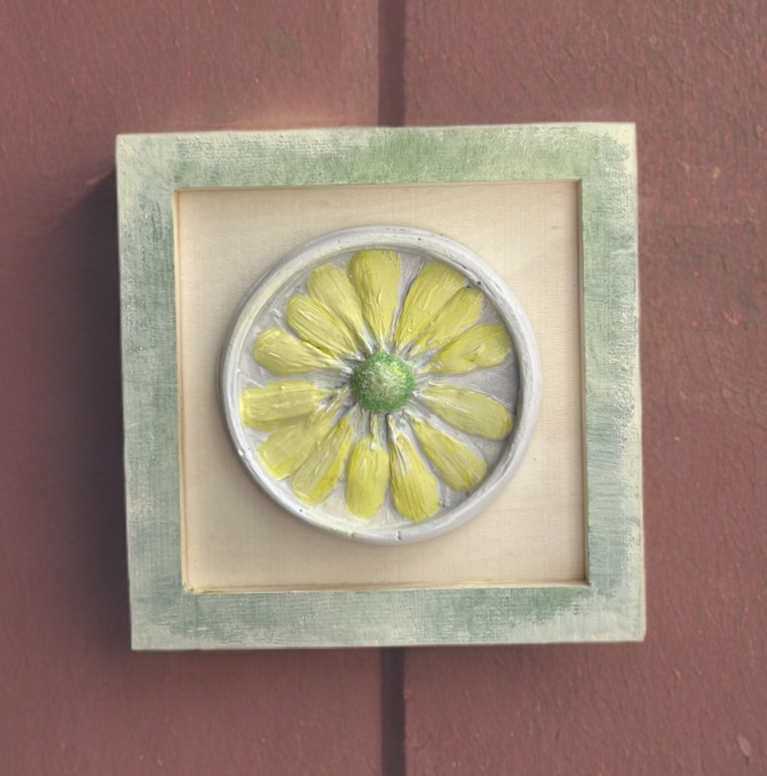 Basorelief Crizantema - casă & stil de viață - accesorii pentru decorat casa - picturi murale - panouri și tablouri, panouri decorative - Artynos.ro