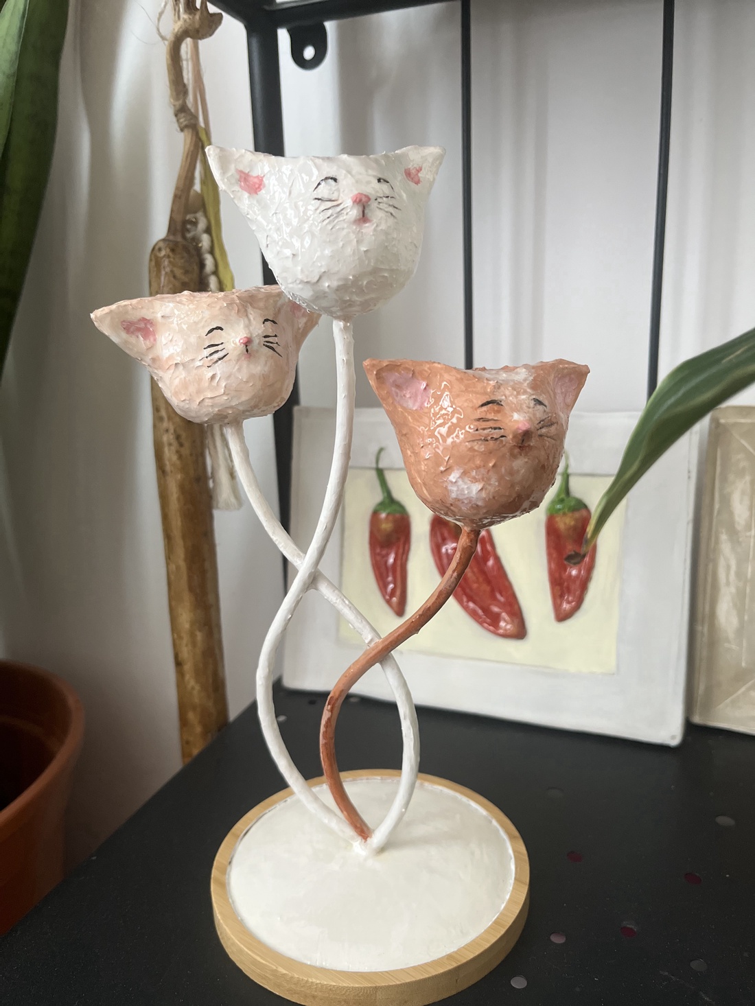 Pisicute decorative - arte vizuale și accesorii  - sculptură - sculpturi și figurine din ceramică - Artynos.ro