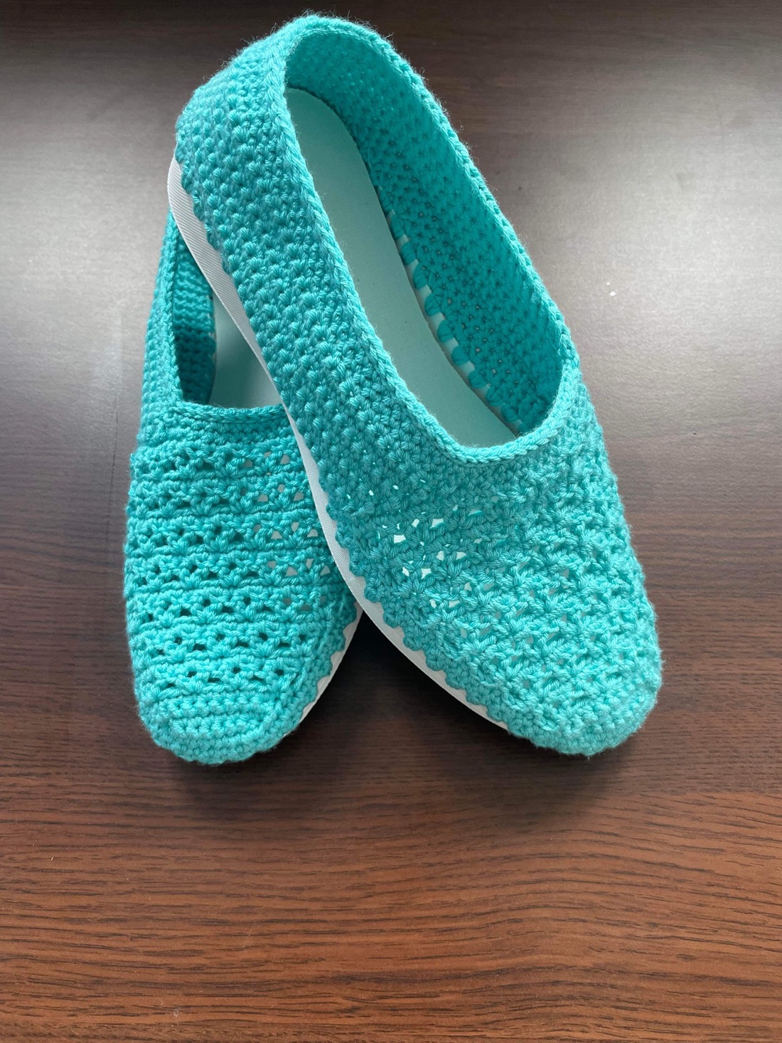 Espadrile crosetate - îmbrăcăminte și modă - pantofi, papuci, șosete - încălzitor picioare - Artynos.ro