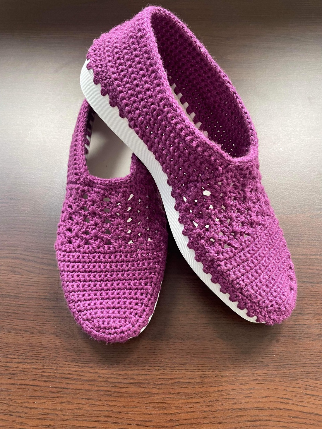 Espadrile crosetate - îmbrăcăminte și modă - pantofi, papuci, șosete - încălzitor picioare - Artynos.ro