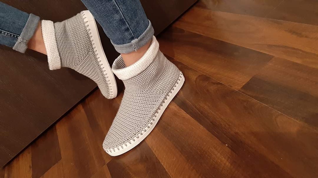 Cizme crosetate - îmbrăcăminte și modă - pantofi, papuci, șosete - adidași - Artynos.ro Cizme crosetate - îmbrăcăminte și modă - pantofi, papuci, șosete - adidași - Artynos.ro