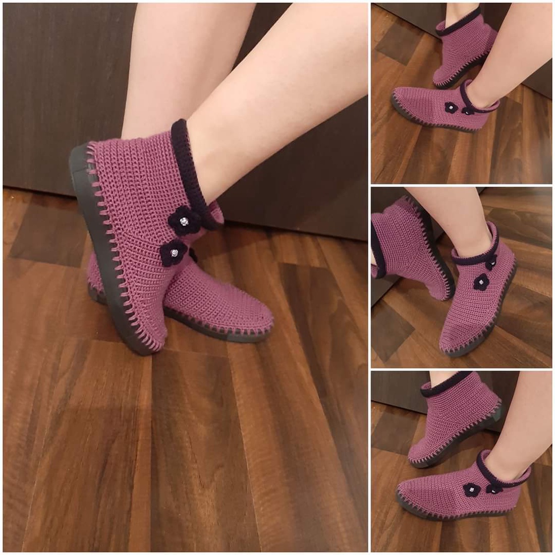 Cizme crosetate - îmbrăcăminte și modă - pantofi, papuci, șosete - adidași - Artynos.ro Cizme crosetate - îmbrăcăminte și modă - pantofi, papuci, șosete - adidași - Artynos.ro