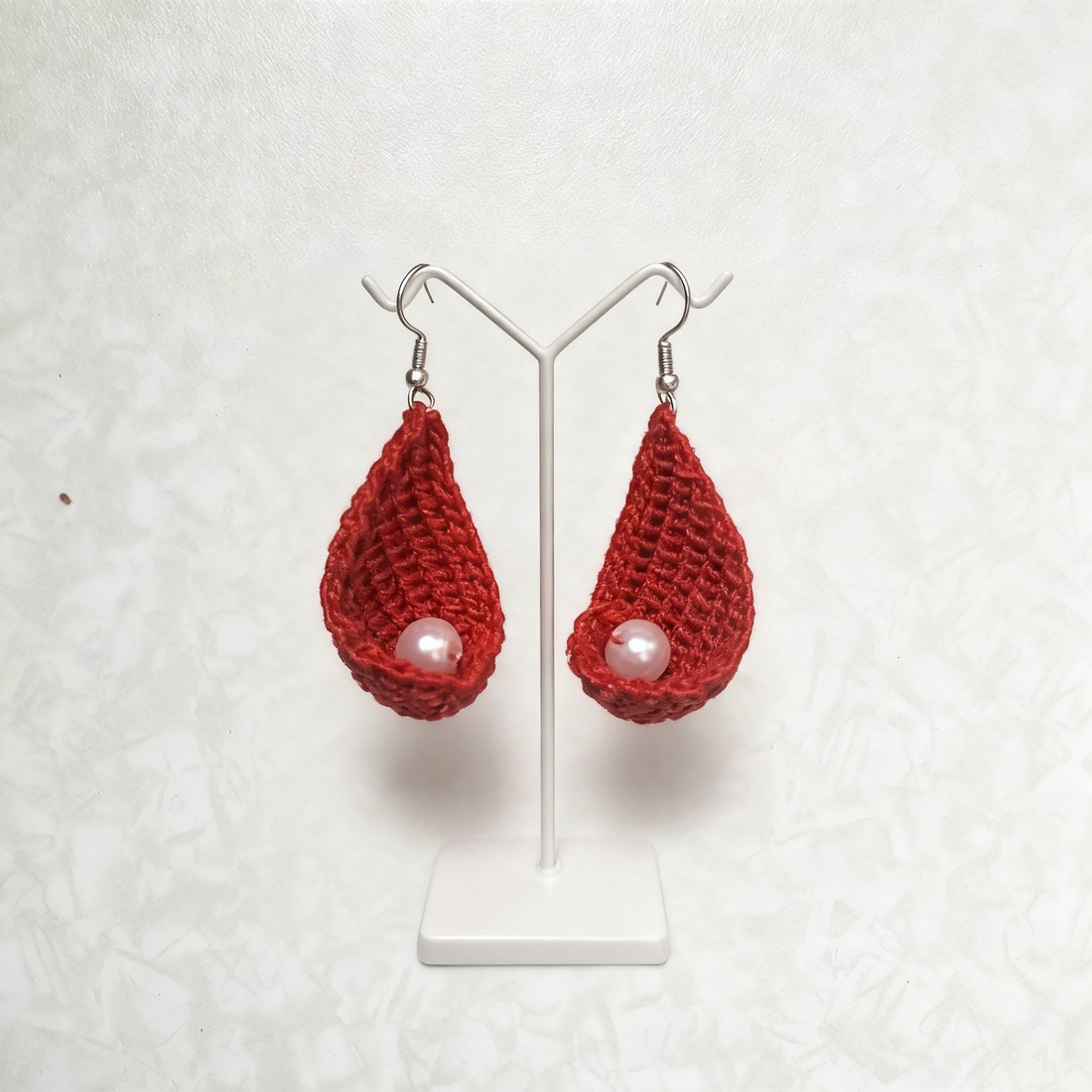 Cercei crosetati - bijuterii - cercei - cercei croșetați - Artynos.ro