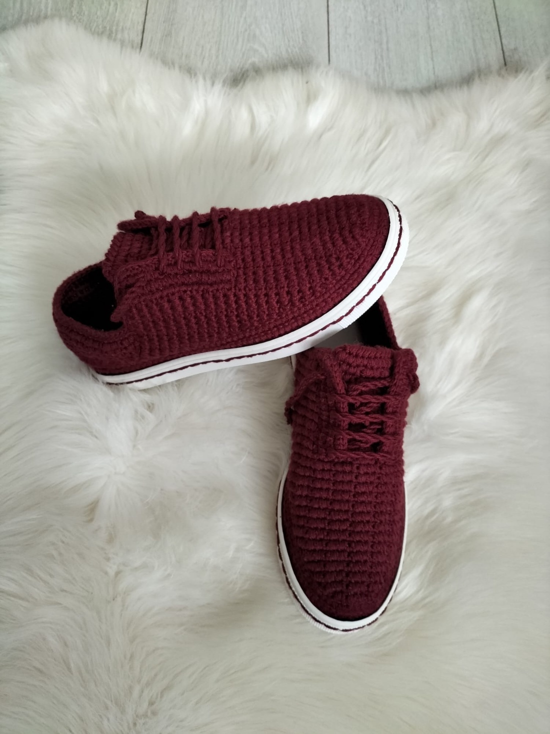 Pantofi cu șiret crosetati - îmbrăcăminte și modă - pantofi, papuci, șosete - adidași - Artynos.ro