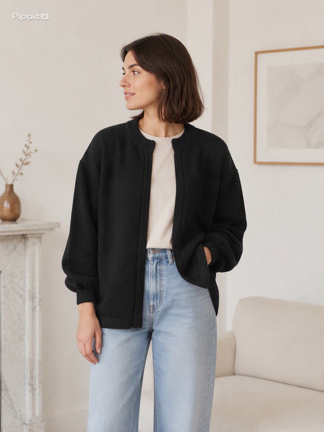 Cardigan dama tricotat - îmbrăcăminte și modă - haine damă - jachetă de femei - Artynos.ro