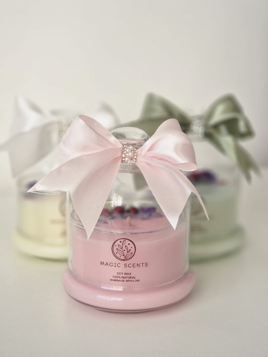 Lumânări parfumate Floral Glow - casă & stil de viață - lumânări, parfumuri, arome - lumânări artizanale - Artynos.ro