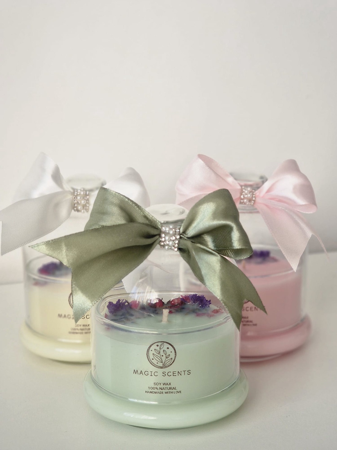 Lumânări parfumate Floral Glow - casă & stil de viață - lumânări, parfumuri, arome - lumânări artizanale - Artynos.ro