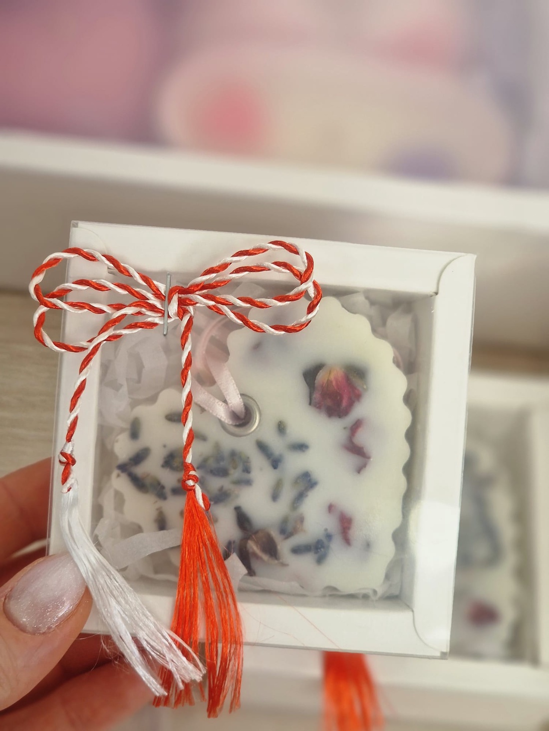 Odorizant parfumat pentru dulap � Inimă florală - casă & stil de viață - lumânări, parfumuri, arome - ceară parfumată - Artynos.ro