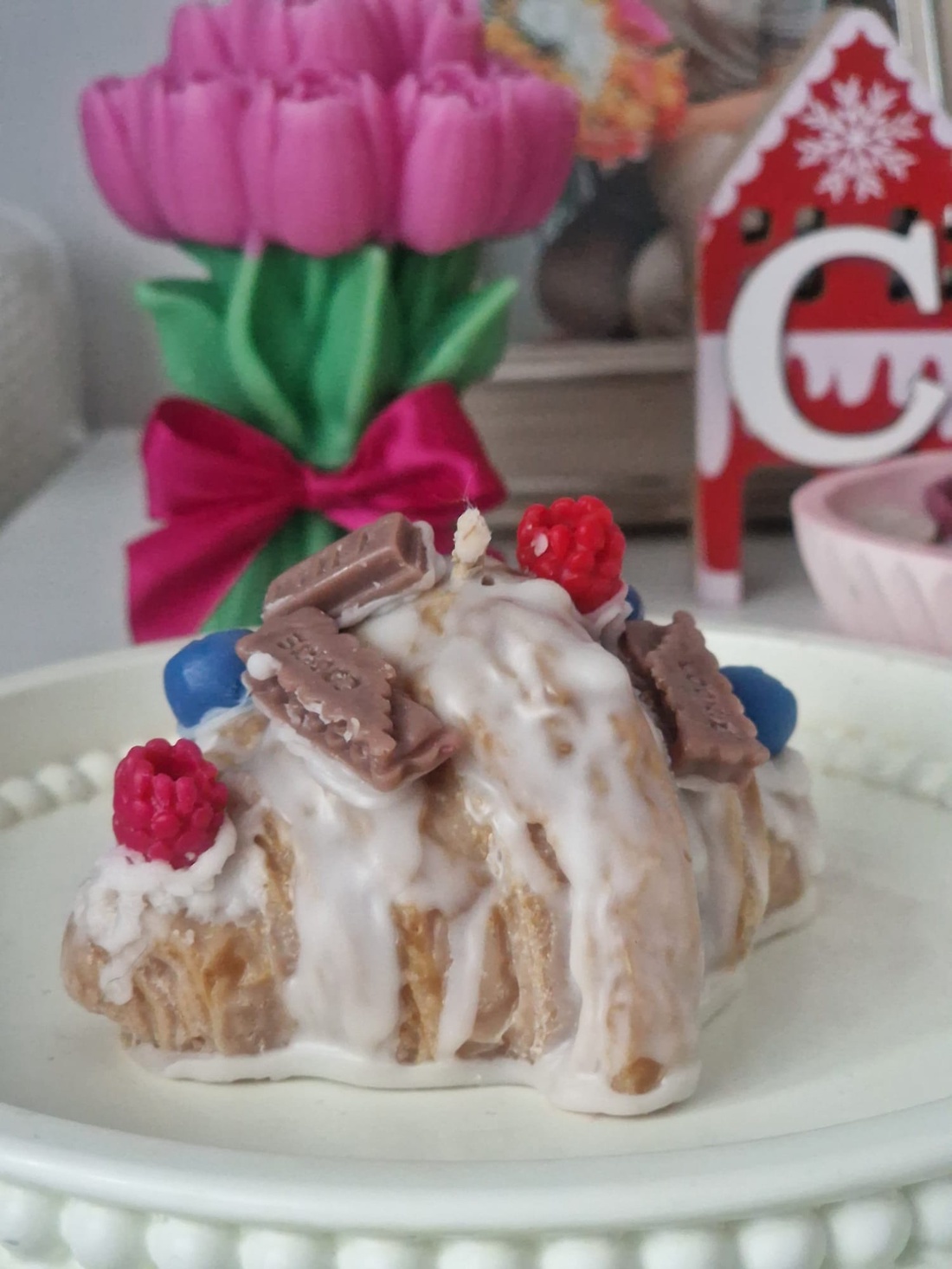 Lumanare parfumata French Croissant  - casă & stil de viață - lumânări, parfumuri, arome - lumânări artizanale - Artynos.ro