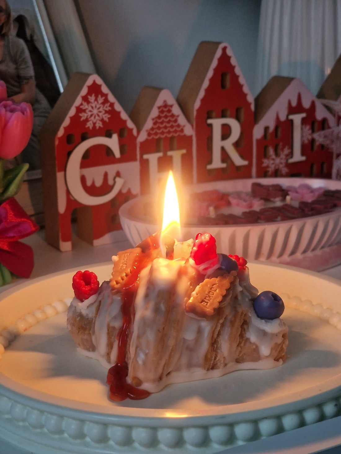 Lumanare parfumata French Croissant  - casă & stil de viață - lumânări, parfumuri, arome - lumânări artizanale - Artynos.ro