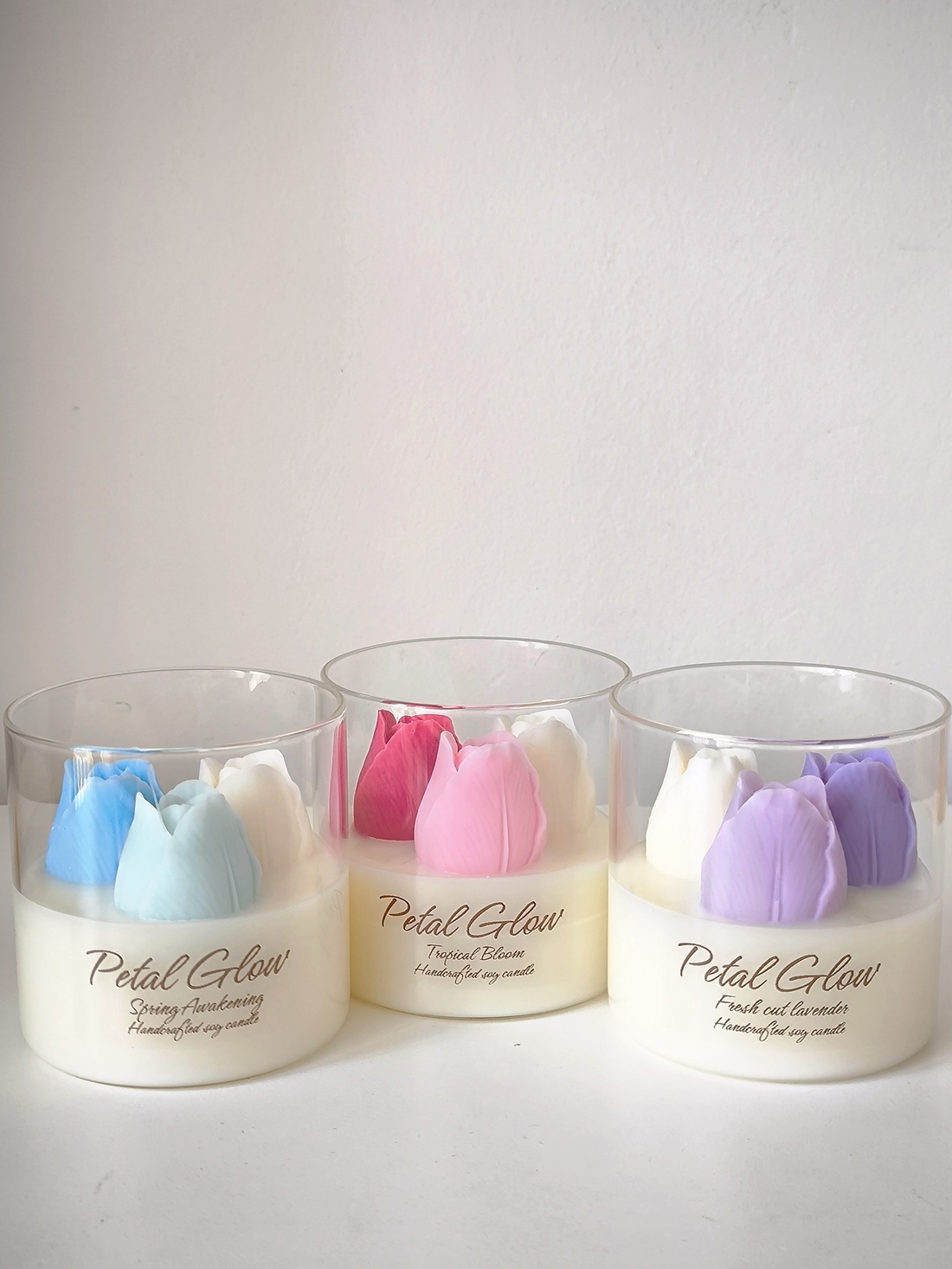 Lumânare Petal Glow  - casă & stil de viață - lumânări, parfumuri, arome - ceară parfumată - Artynos.ro