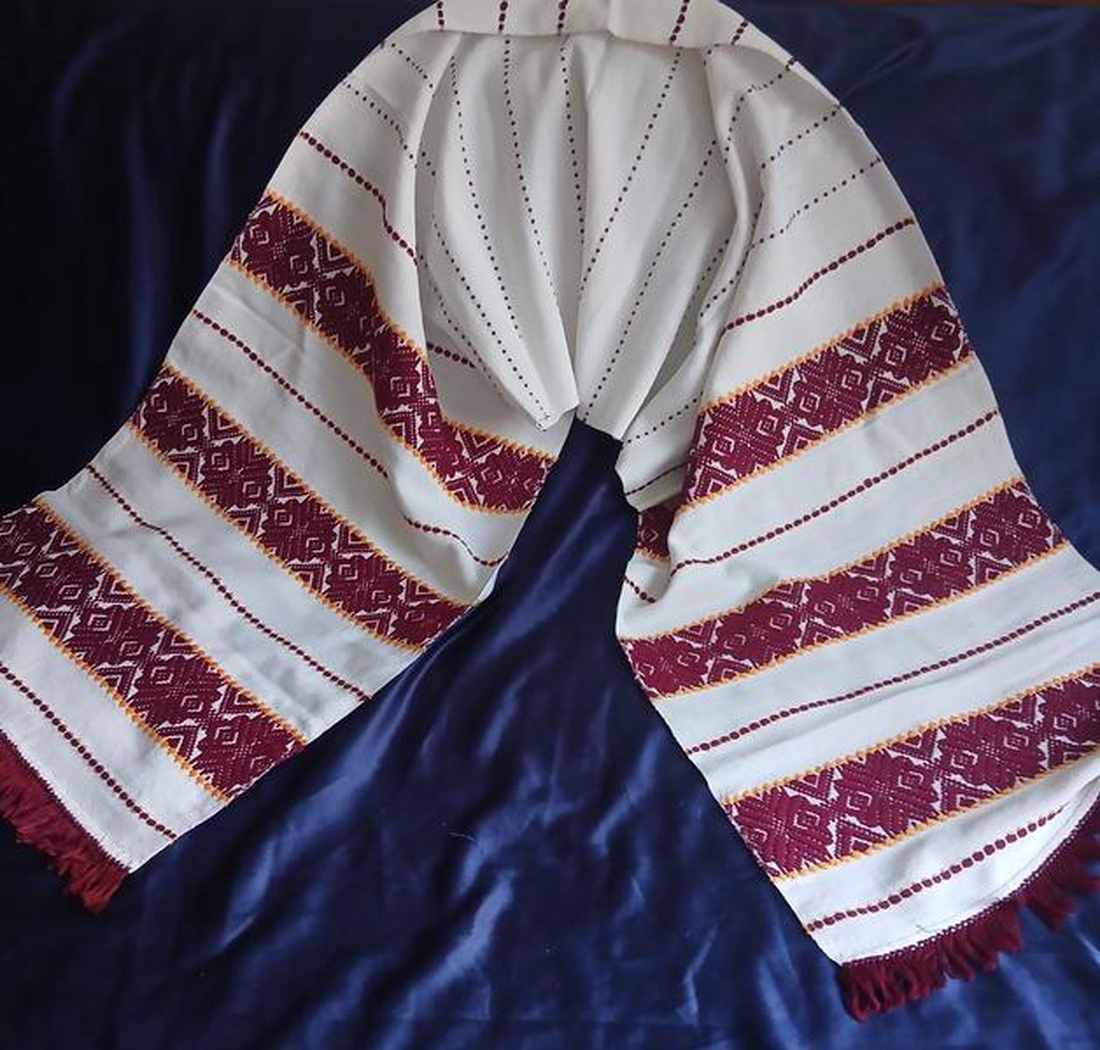 Stergar traditional romanesc tesut manual - accessorii și unelte - textile - pânză - Artynos.ro