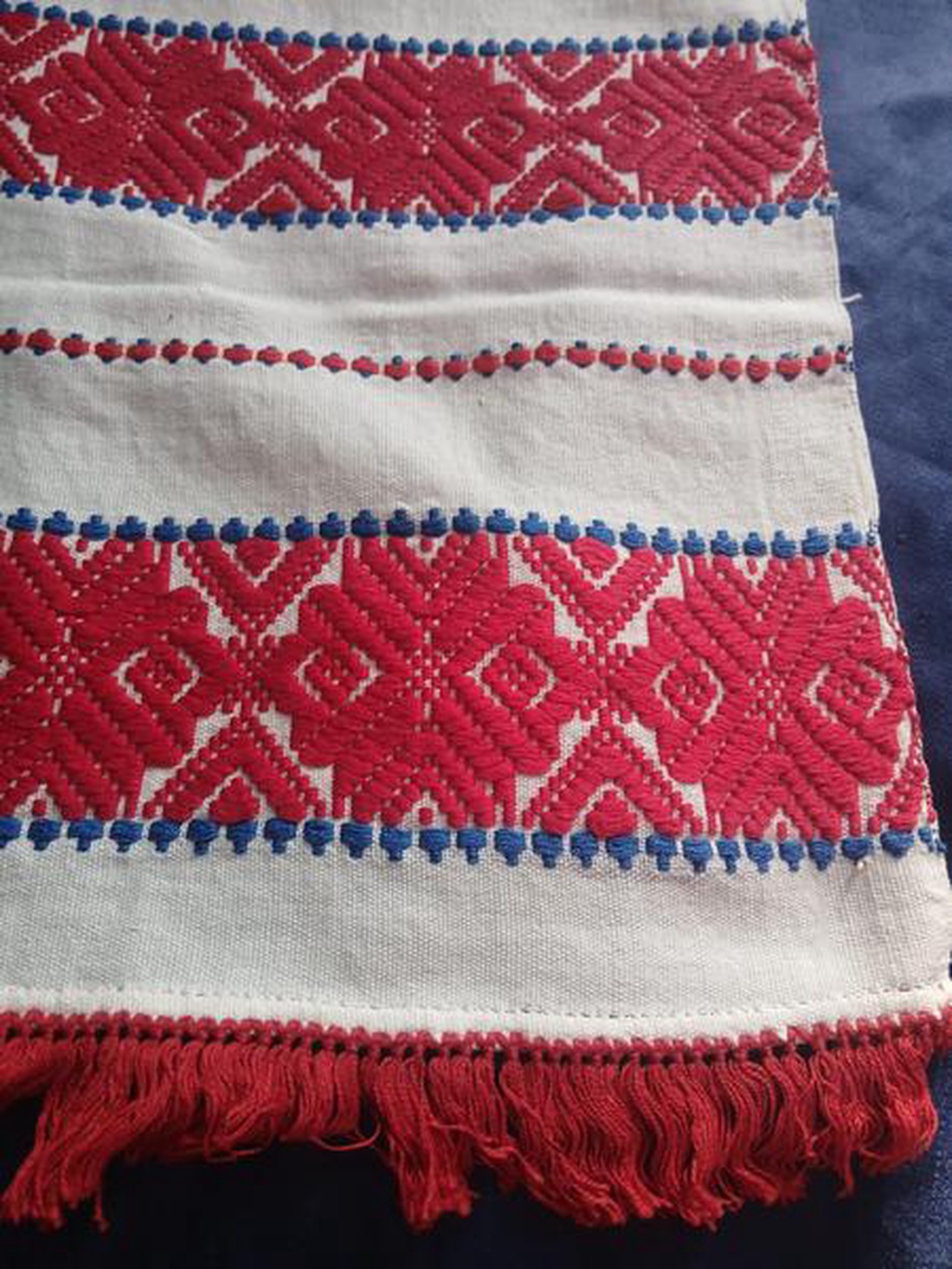 Stergar traditional romanesc tesut manual - accessorii și unelte - textile - pânză - Artynos.ro