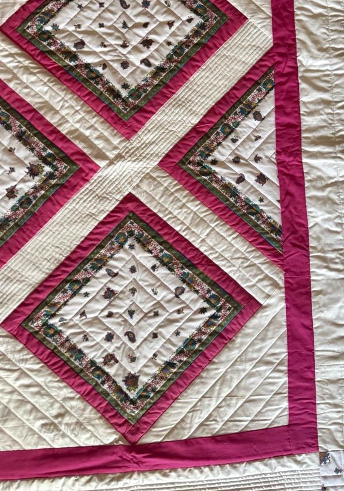 Cuvertura Patchwork Rosewood  - casă & stil de viață - textile de casă - cuvertură de pat - Artynos.ro