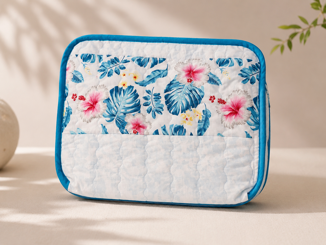 Geanta Patchwork cu organizator detasabil - Lagoon - genți și portofele - geantă pentru cumpărături - totebaguri - Artynos.ro