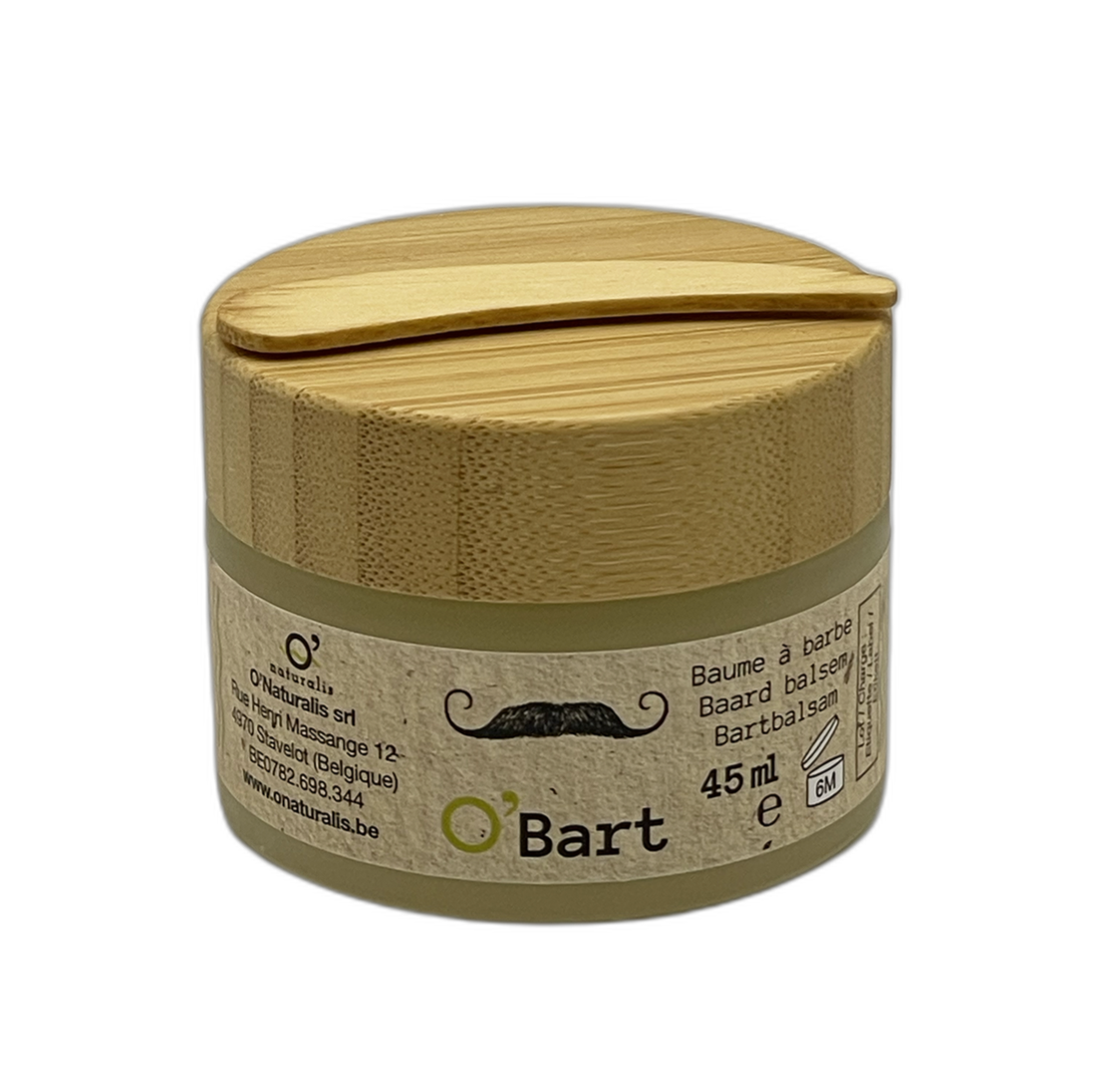OBart Balsam solid hranitor pentru hidratare si stilizare barba, Onaturalis, 45 ml - baie și frumusețe - accesorii bărbierit - Artynos.ro