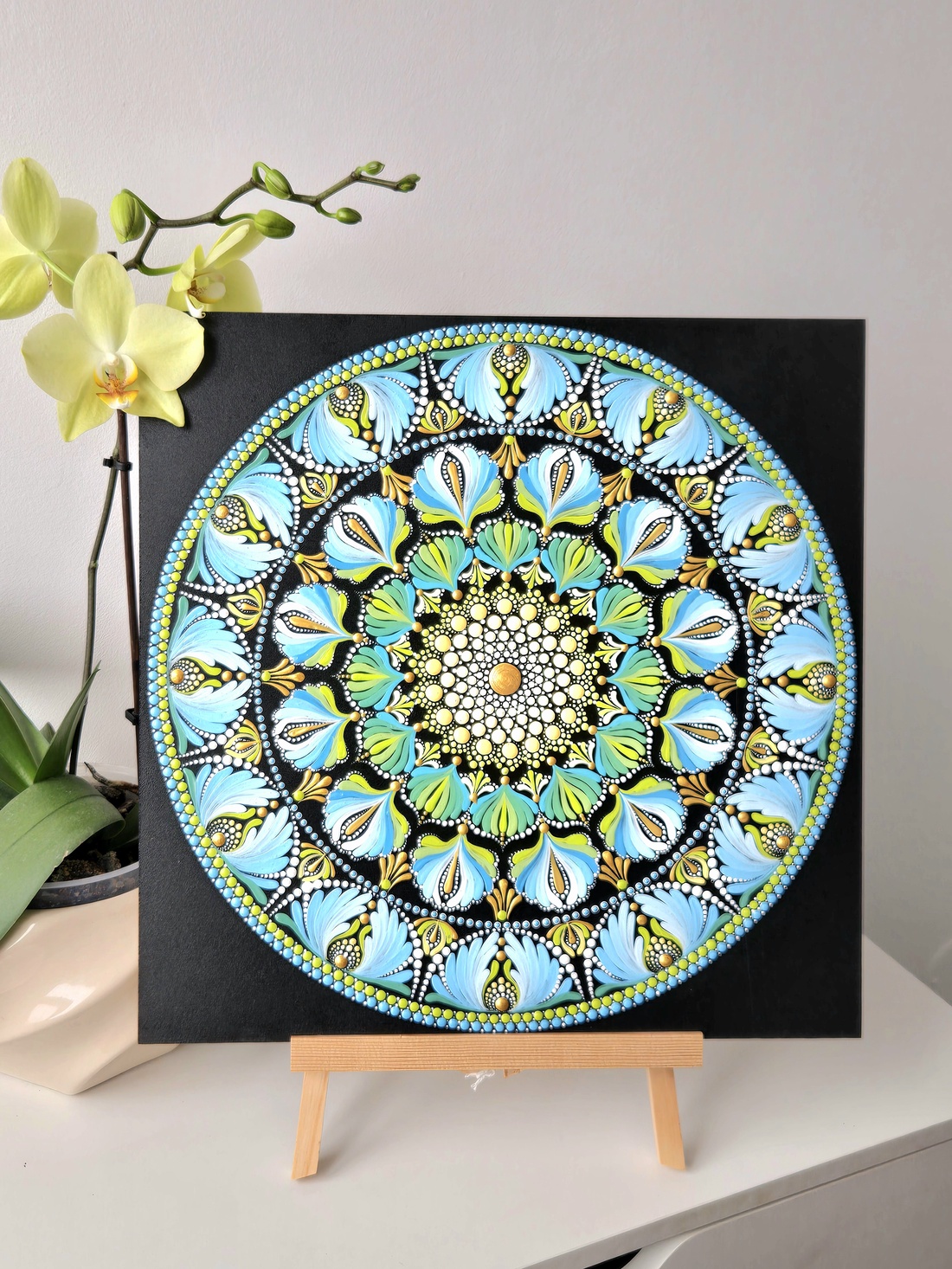 Mandala Primăvară interioară - casă & stil de viață - decorațiuni de casă - decor spiritual - mandala - Artynos.ro