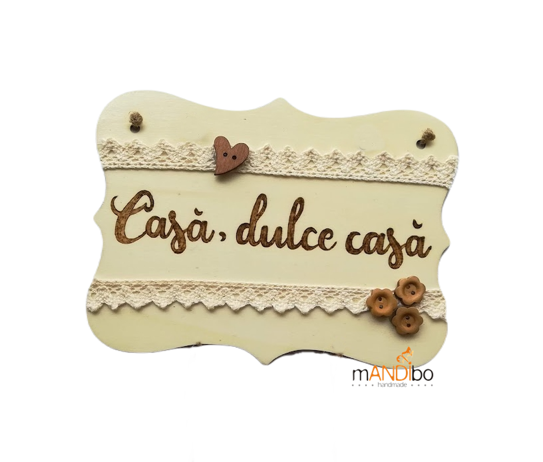 Tabliță pirogravată personalizabilă- Casă, dulce casă - casă & stil de viață - accesorii pentru decorat casa - decorațiuni de pereți, decorațiuni suspendate - decorațiuni suspendate - Artynos.ro Tabliță pirogravată personalizabilă- Casă, dulce casă - casă & stil de viață - accesorii pentru decorat casa - decorațiuni de pereți, decorațiuni suspendate - decorațiuni suspendate - Artynos.ro