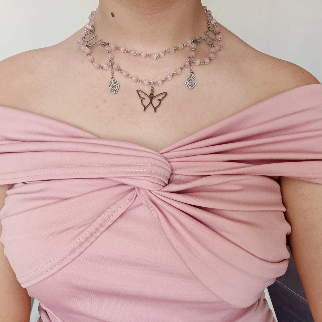 Softness � Set bijuterii unicat din cat�s eye � colier, cercei și brățară - bijuterii - seturi de bijuterii - Artynos.ro