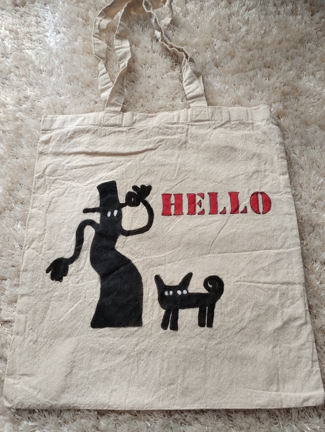 Sacoșă Bau Bau cu pisica - geantă și husă - geantă pentru cumpărături - geantă shopper, geantă tote, geantă textilă - Artynos.ro Sacoșă Bau Bau cu pisica - geantă și husă - geantă pentru cumpărături - geantă shopper, geantă tote, geantă textilă - Artynos.ro