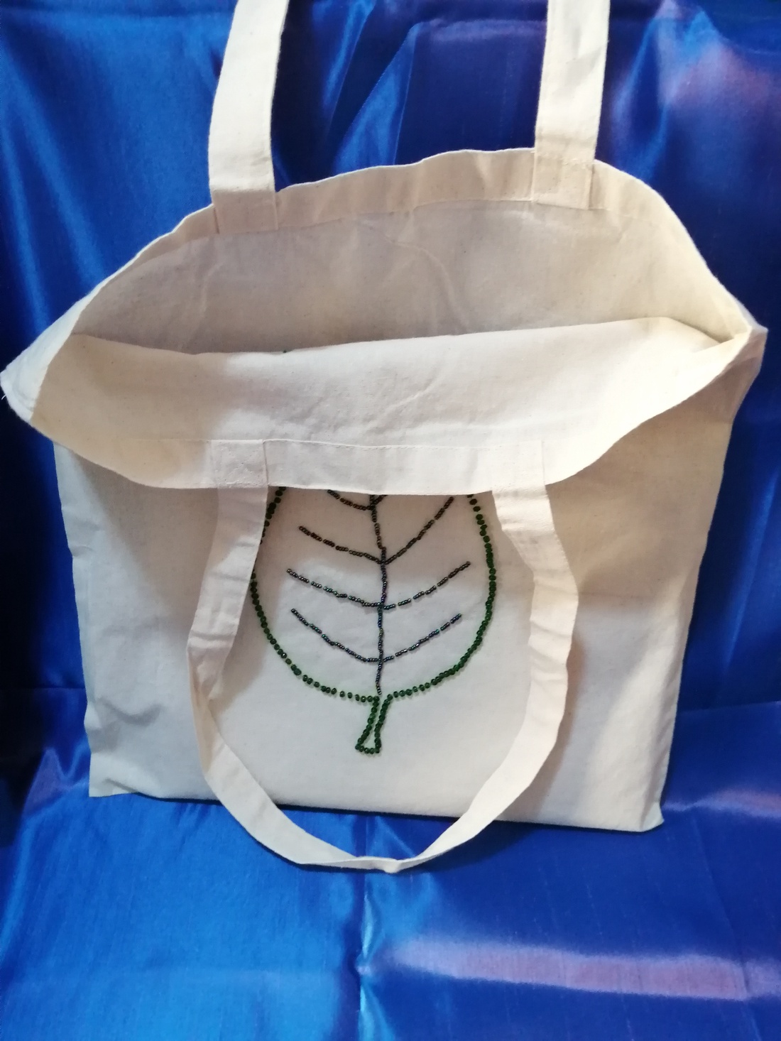 Sacoșă frunză verde  - genți și portofele - geantă pentru cumpărături - totebaguri - Artynos.ro