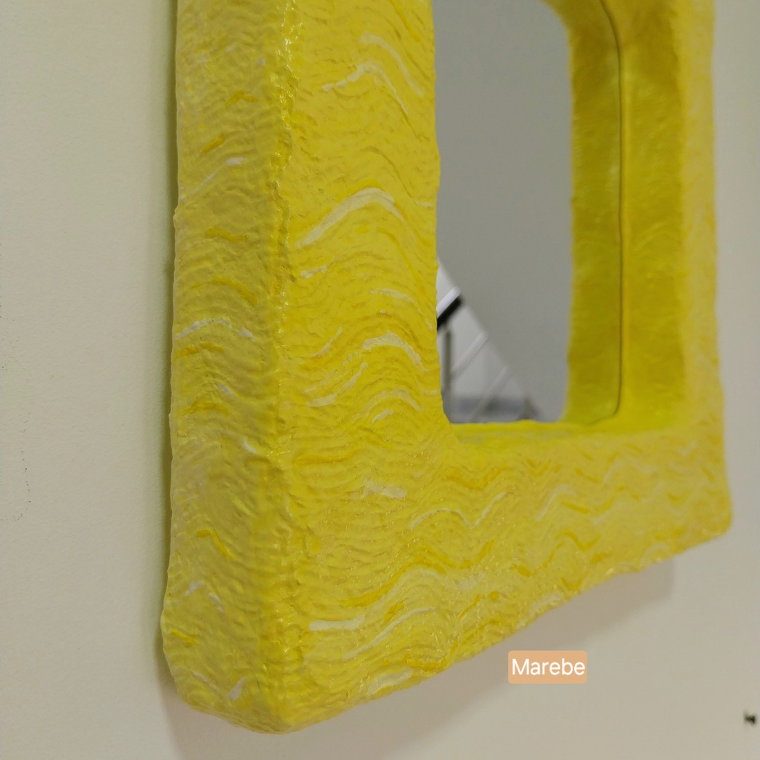 Oglindă Decorativă Texturata din Papier Mâch� � Artă Sustenabilă din Papier Mâché  - casă & stil de viață - decorațiuni de casă - oglinzi - Artynos.ro