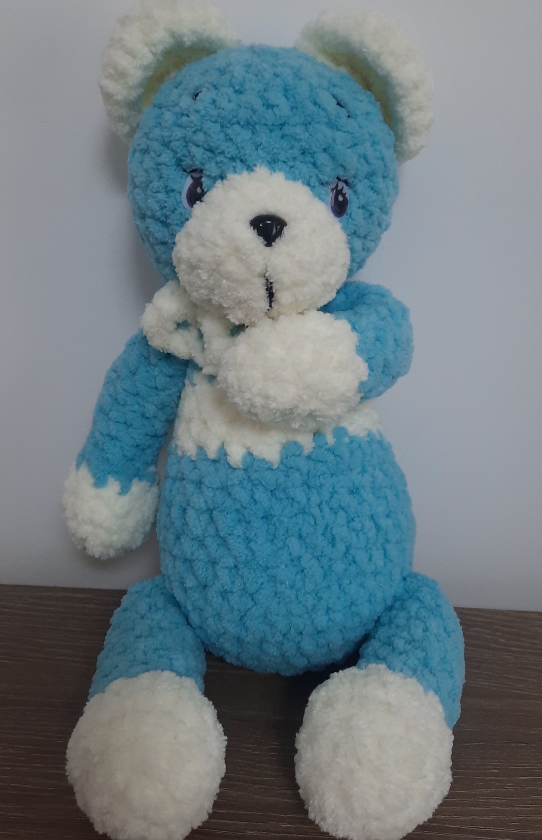 Ursulet crosetat - jucării și echipamente pentru copii - plușuri - ursuleț de pluș - Artynos.ro