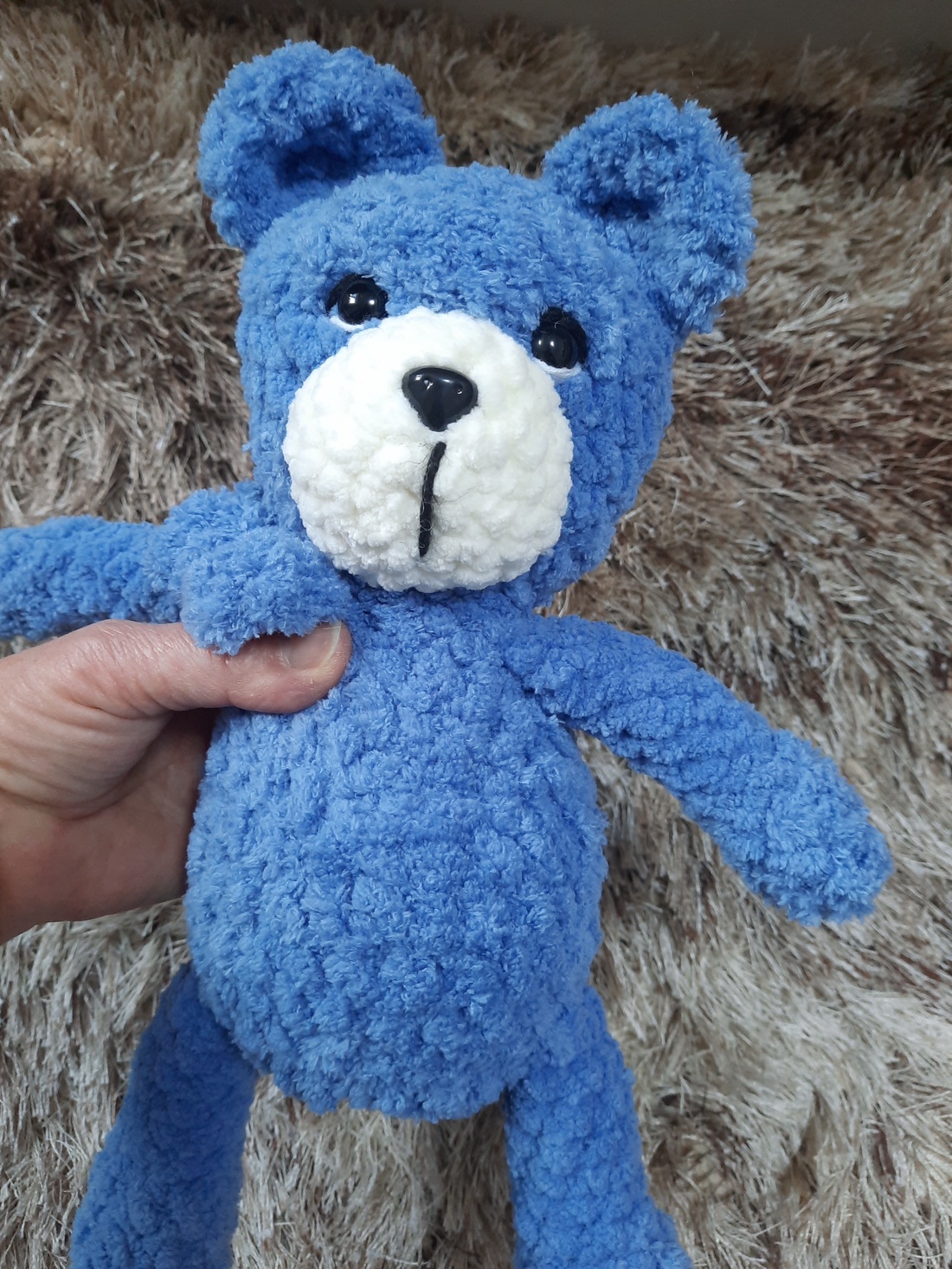 Ursulet crosetat  - jucării și echipamente pentru copii - plușuri - figurine de pluș - Artynos.ro