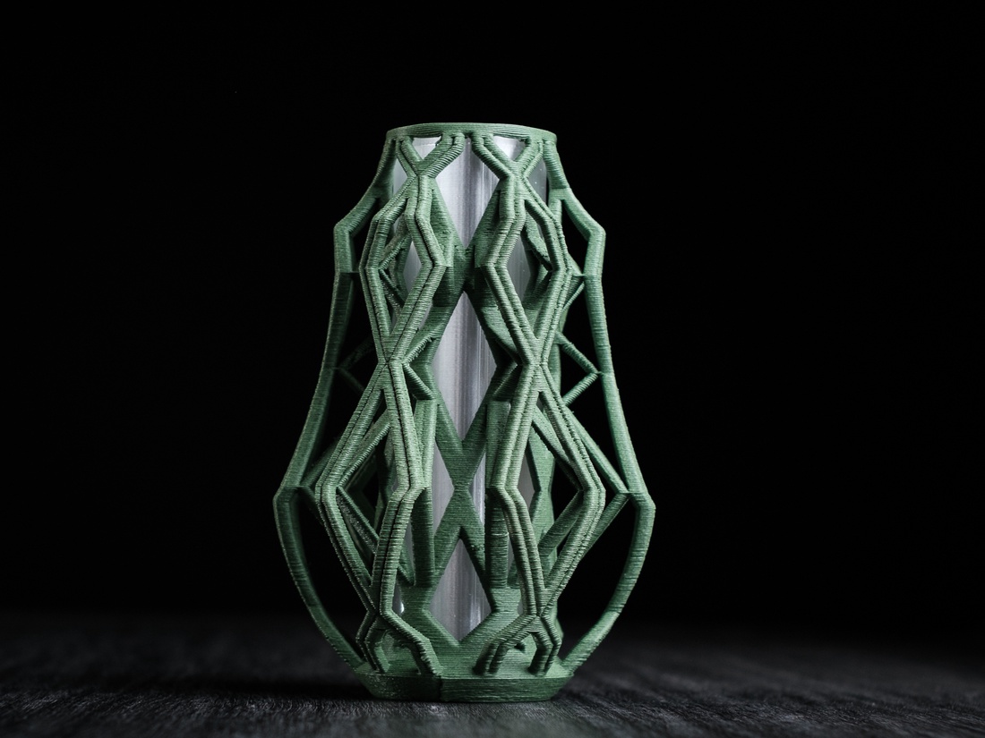 vază modulară cu legături fluide  cylink - accessorii și unelte - obiecte de decorare - plastic - Artynos.ro