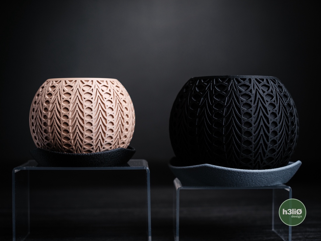 ghiveci decorativ imprimat 3D  fusion - accessorii și unelte - obiecte de decorare - plastic - Artynos.ro