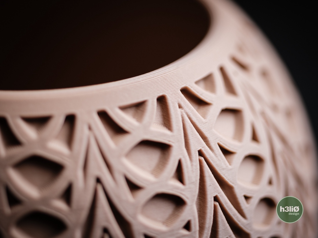 ghiveci decorativ imprimat 3D  fusion - accessorii și unelte - obiecte de decorare - plastic - Artynos.ro