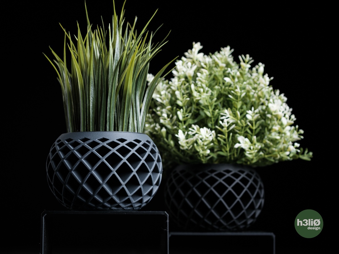 ghiveci decorativ imprimat 3D  evolve - accessorii și unelte - obiecte de decorare - plastic - Artynos.ro