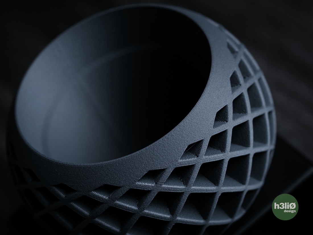 ghiveci decorativ imprimat 3D  evolve - accessorii și unelte - obiecte de decorare - plastic - Artynos.ro