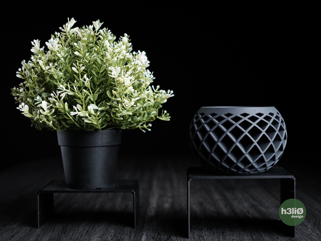 ghiveci decorativ imprimat 3D  evolve - accessorii și unelte - obiecte de decorare - plastic - Artynos.ro