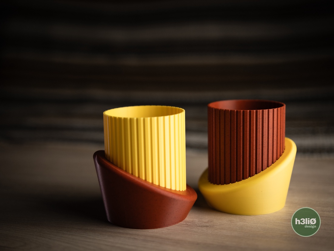 ghiveci decorativ imprimat 3D  ember - accessorii și unelte - obiecte de decorare - plastic - Artynos.ro