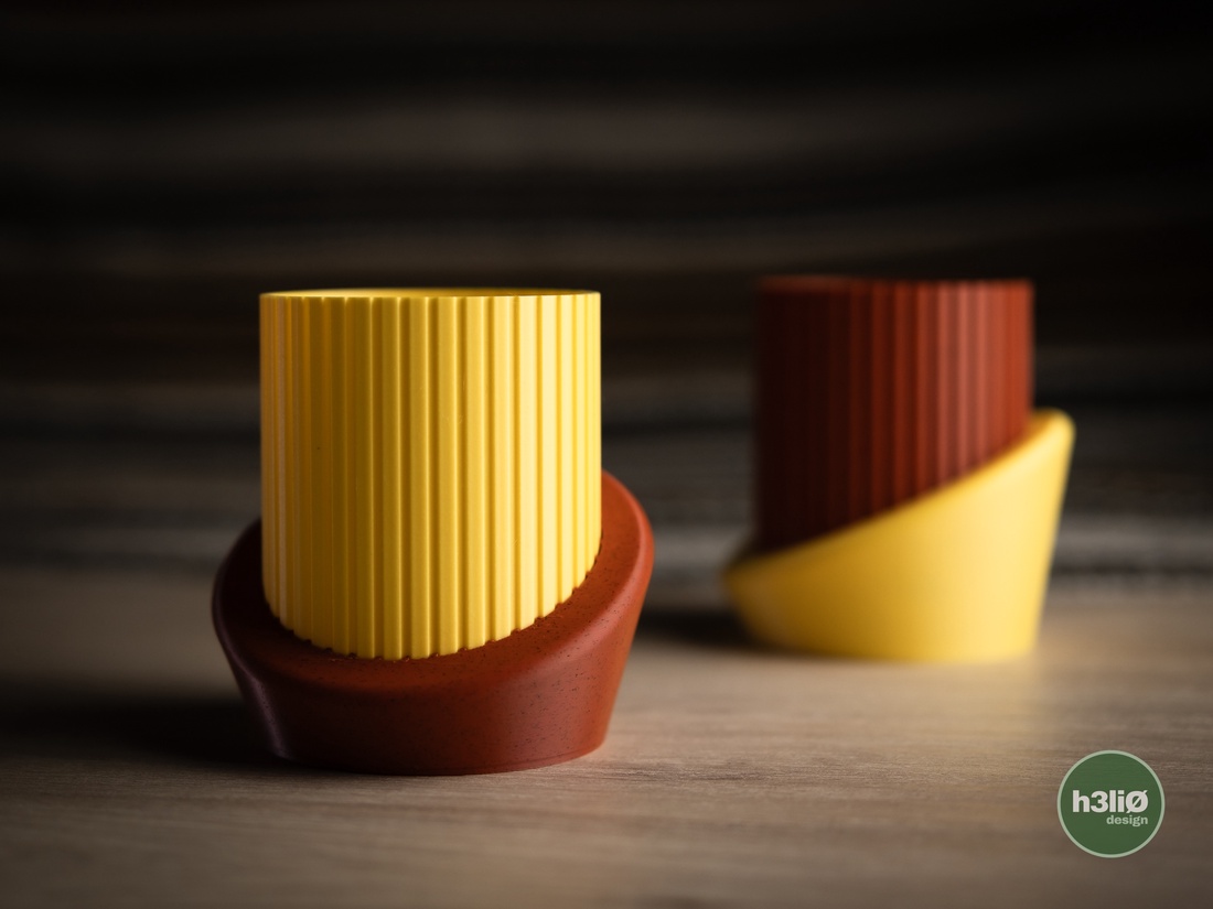 ghiveci decorativ imprimat 3D  ember - accessorii și unelte - obiecte de decorare - plastic - Artynos.ro