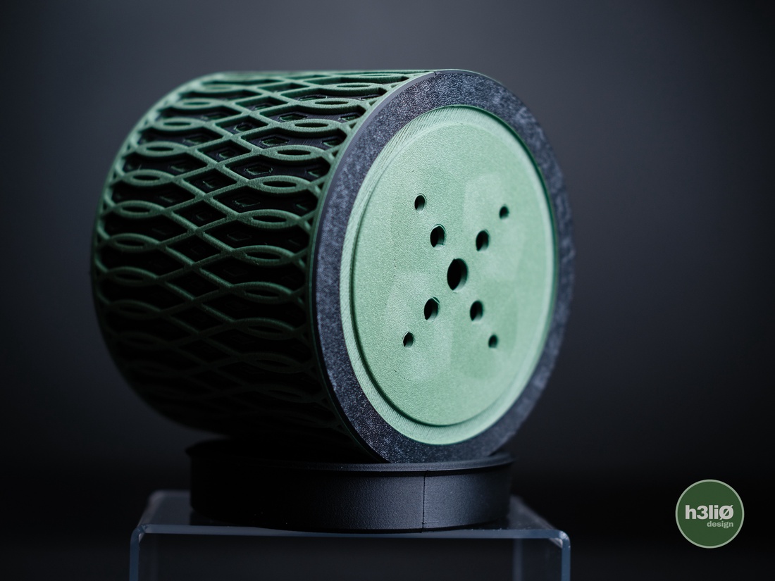 ghiveci decorativ imprimat 3D  echelon  - accessorii și unelte - obiecte de decorare - plastic - Artynos.ro