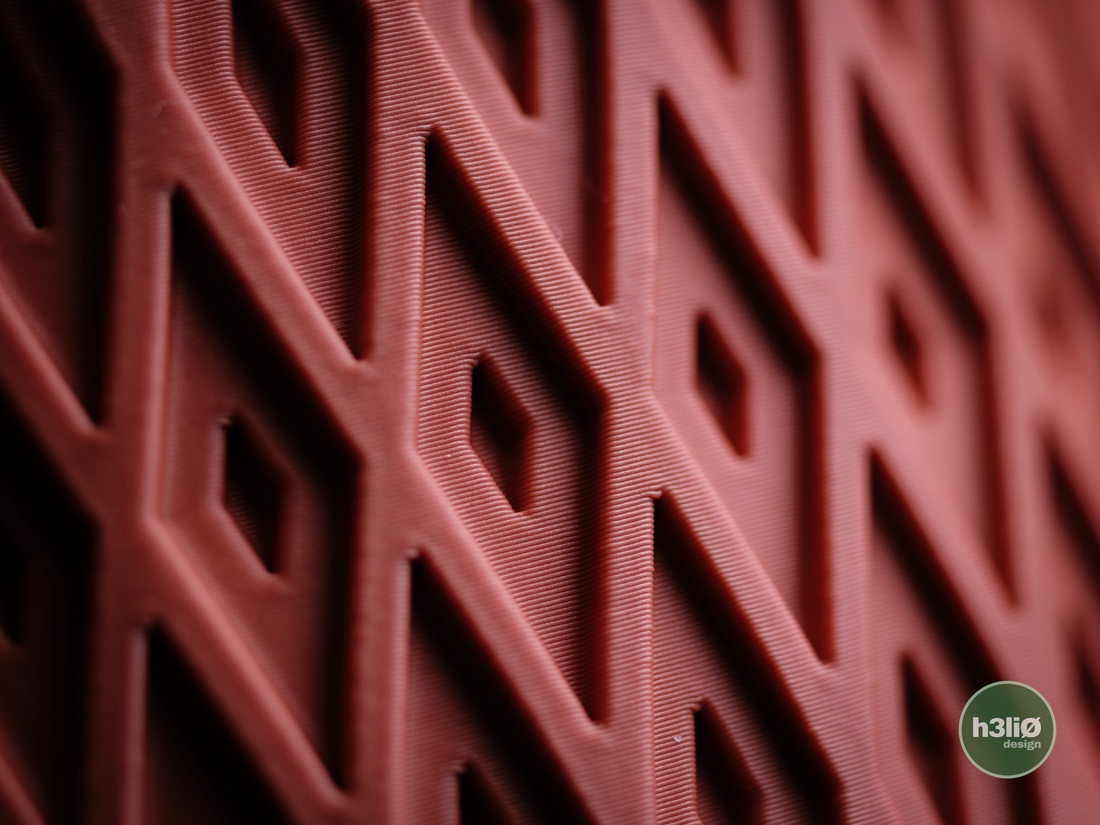 ghiveci decorativ imprimat 3D  echelon  - accessorii și unelte - obiecte de decorare - plastic - Artynos.ro