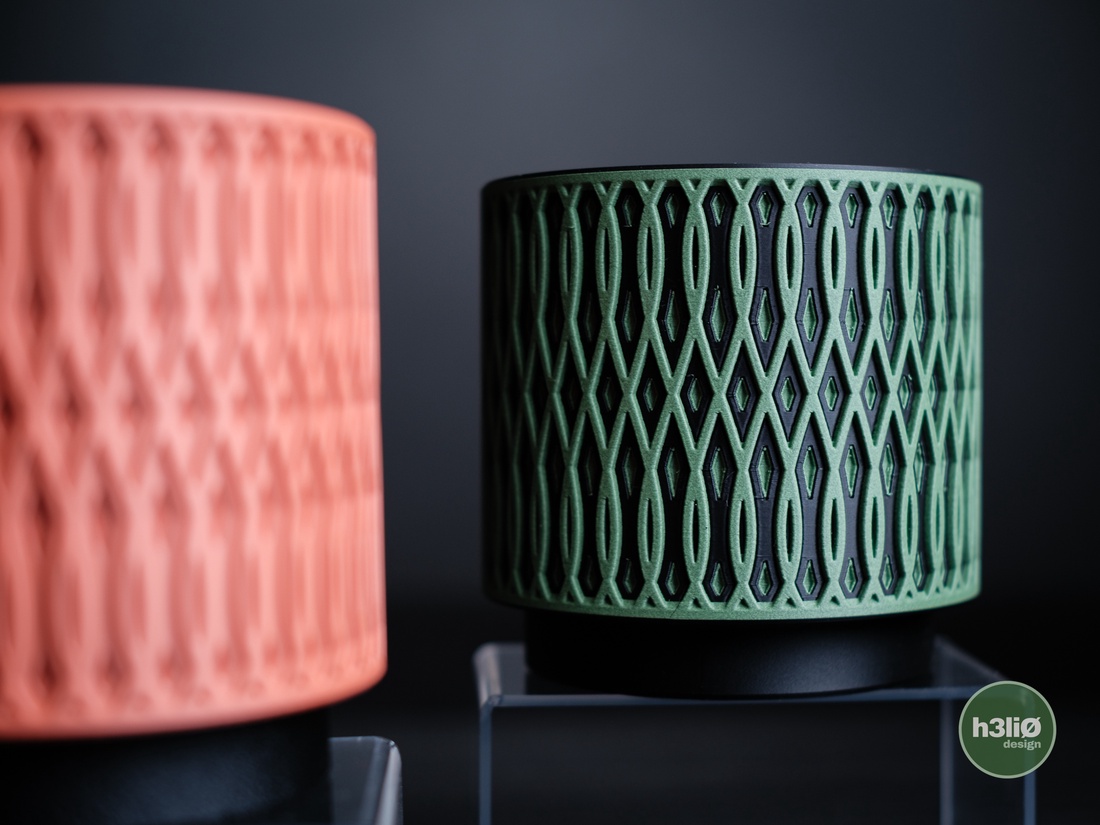 ghiveci decorativ imprimat 3D  echelon  - accessorii și unelte - obiecte de decorare - plastic - Artynos.ro