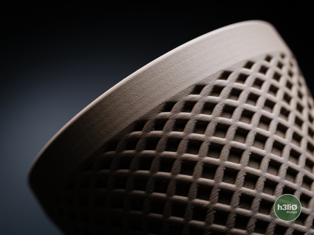 ghiveci decorativ imprimat 3D  delta - accessorii și unelte - obiecte de decorare - plastic - Artynos.ro