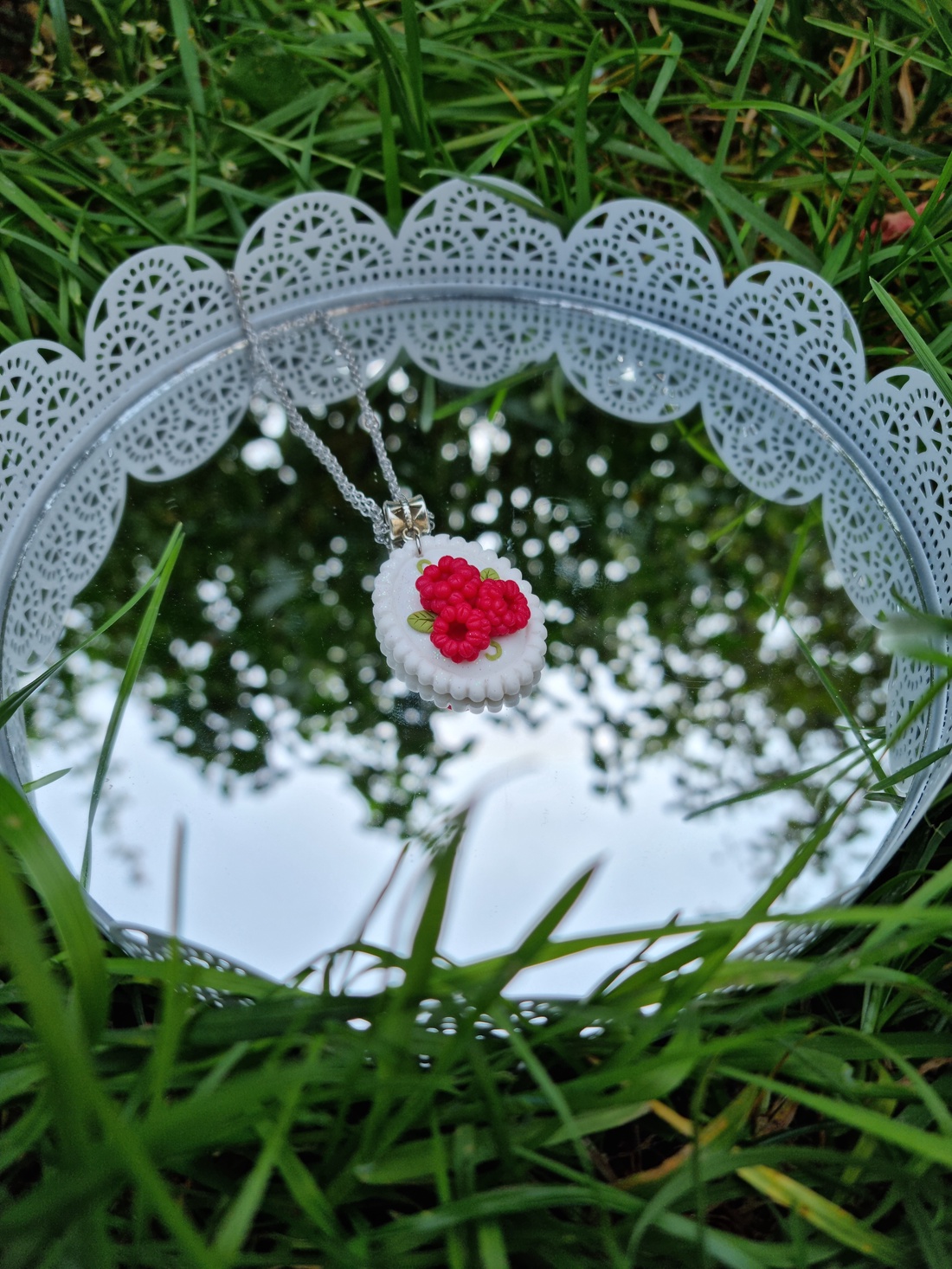 Colier cu zmeure - bijuterii - coliere - pandative - Artynos.ro