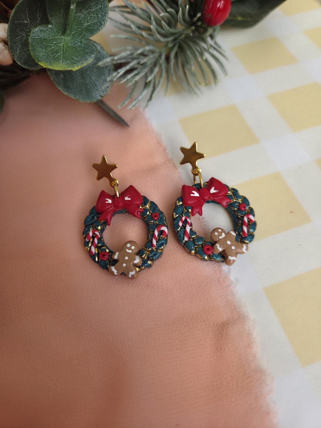 Cercei coroniță - crăciun - cadouri de moș crăciun - cadouri de moș crăciun - Artynos.ro