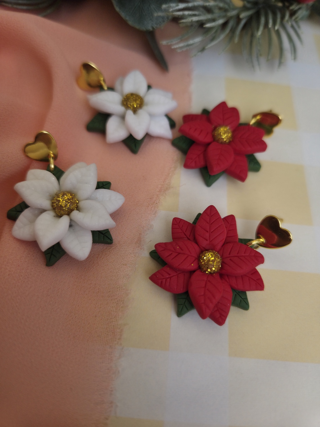 Cercei Crăciuniță - crăciun - cadouri de moș crăciun - cadouri de moș crăciun - Artynos.ro