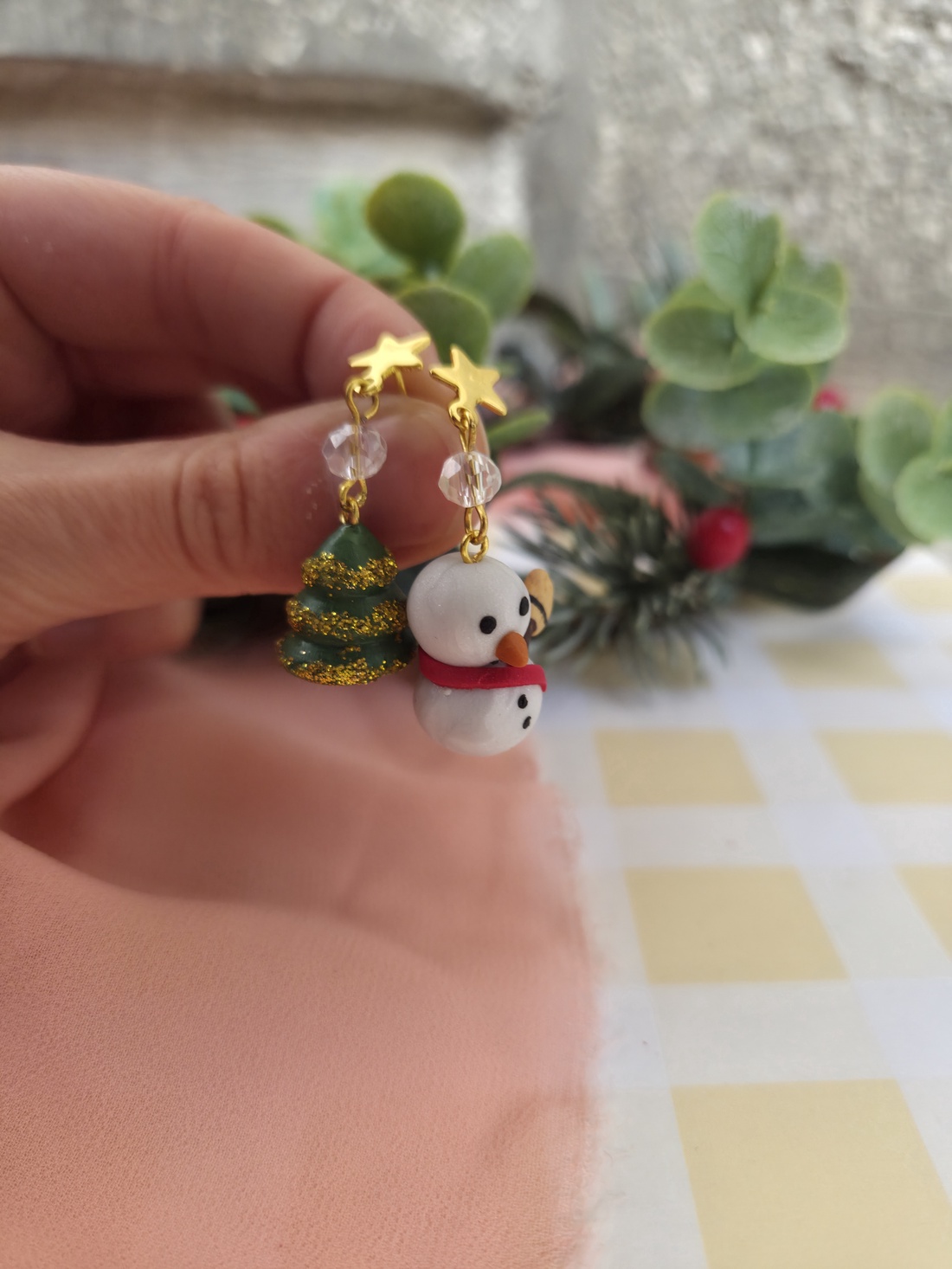 Cercei Winter Wonderland - crăciun - cadouri de moș crăciun - cadouri de moș crăciun - Artynos.ro