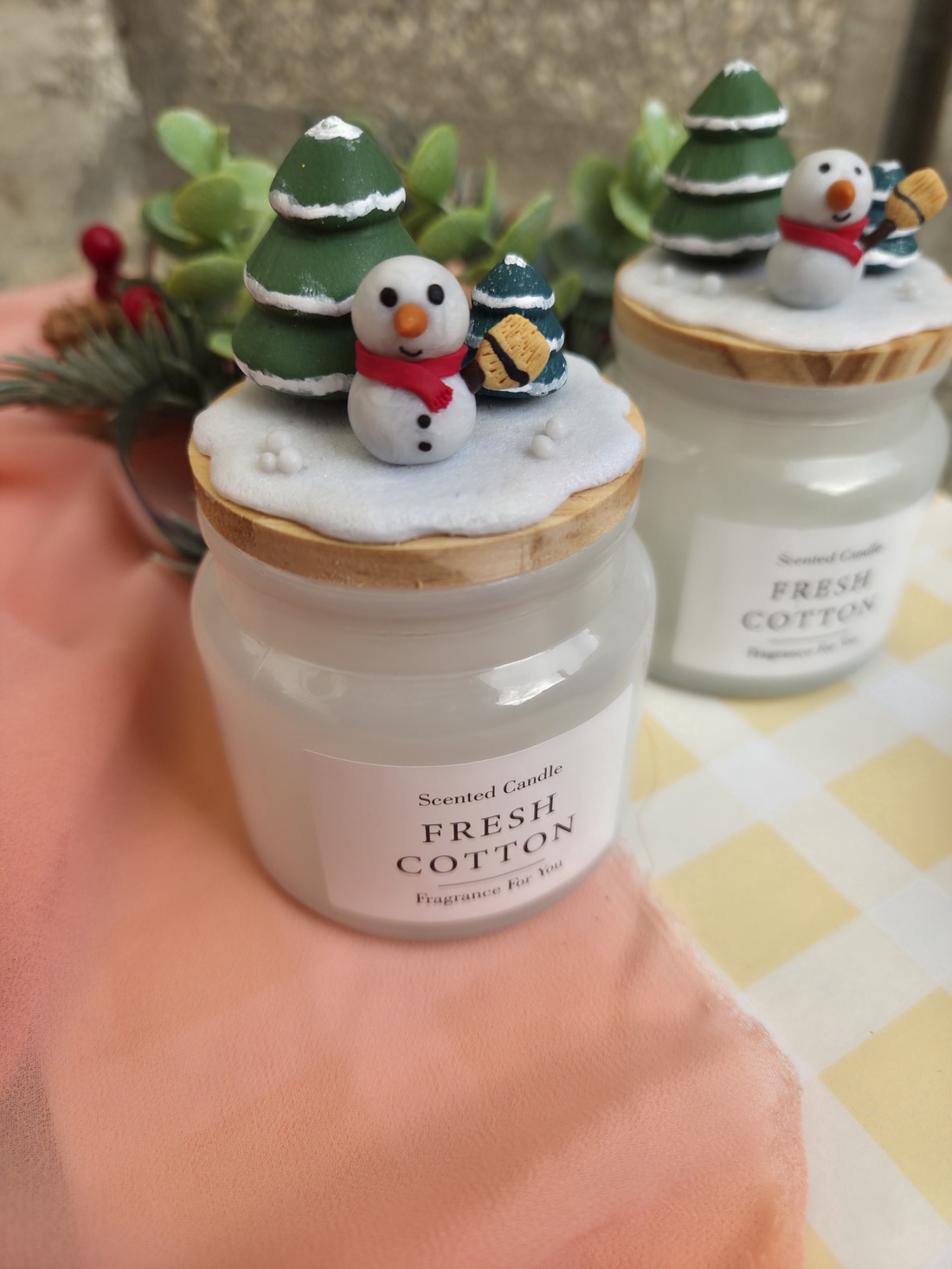 Lumânare Winter Wonderland - crăciun - decorațiuni de crăciun de casă - lumânări parfumate de crăciun - Artynos.ro